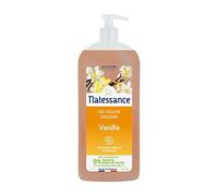 Natessance - Gel Douche - Douceur Vanille - Certifié Bio Cosmos Organic - Flacon Pompe - 1 L