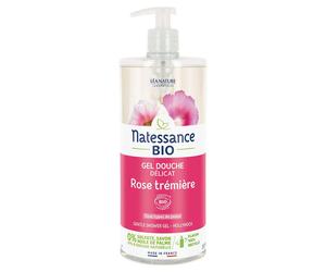 Natessance Gel Douche Douceur Rose à la Mauve Bio Sans Huile de Palme Gel(S) 1000 ml