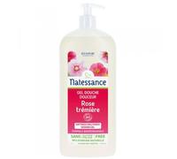 Natessance gel douche douceur rose trémière 1L
