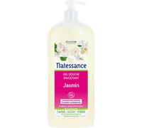 NATESSANCE-Gel douche Jasmin Flacon pompe 1 L blanc