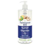 Natessance Gel Douche Stimulant Gingembre Bio Flacon Pompe 1l
