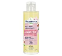 Natessance Huile d’Amande Douce Bio Peaux Sensibles Visage et Corps Pour La Peau 100 ml