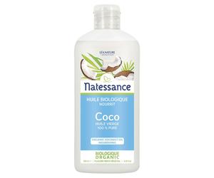 Natessance Huile de Coco Vierge Bio 100 % Pure Première Pression à Froid 250 ml
