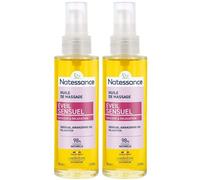 Natessance Huile de Massage Relaxante Éveil des Sens 2x100 ml