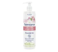 Natessance Lait Corps Nourrissant Amande Bio Peaux Normales À Sèches Flacon Pompe 400ml