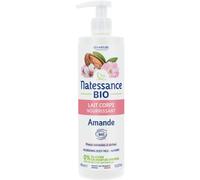 Natessance Lait Corps Nourrissant Amande Bio Peaux Normales À Sèches Flacon Pompe 400ml