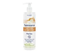 Natessance Lait Corps Réconfortant Miel Bio Peaux Sèches À Très Sèches Flacon Pompe 400ml