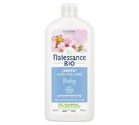 NATESSANCE - Liniment Bébé Bio Apaisant et Protecteur, Texture Douce et Naturelle (Flacon 500 ml) - Le Lot De 3