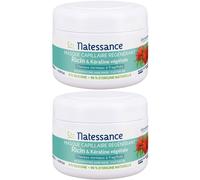 NATESSANCE Masque capillaire fortifiant Conditioneur 2x200 ml