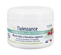 Natessance Masque Capillaire Fortifiant Ricin et Kératine Bio 200ml