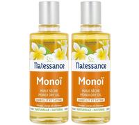 NATESSANCE Monoï Huile Sèche 2x100 ml