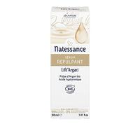 Natessance | Sérum Repulpant - Lift’Argan | Repulpe & Redonne Densité et Élasticité à la peau | Acide Hyaluronique naturel | Tous types de peaux | Certifié Bio | 99% d’origine naturelle | 30 ml
