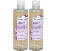 Natessance Shampooing Apaisant Mauve Bio 2x250 ml