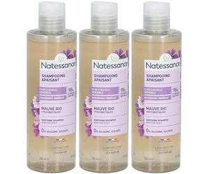 Natessance Shampooing Apaisant Mauve Bio 3x250 ml