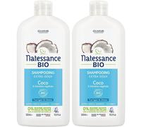 Natessance Shampooing Doux Coco Bio et Kératine Végétale 2x500 ml