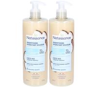 Natessance Shampooing Hydratant Douceur Coco 2x500 ml