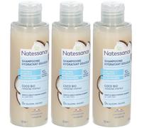 Natessance Shampooing hydratant douceur Coco 3x100 ml