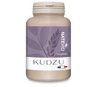 NATEVIO Kudzu - 600 mg (8% isoflavones garanti) - 120 gélules - Sevrage des addictions - Complément alimentaire pour le stress et surmenage - Calmant - 100% naturel - Fabriqué en France