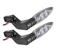 NATGIC 1 Paire De Clignotants ArrièRe à LED Orange, Clignotants Arrière De Moto pour B-MW F650GS F700GS F800G F800R F800S F800ST HP2 Sport K1200R K1300R R1200GS R1200R - Lentille Transparente