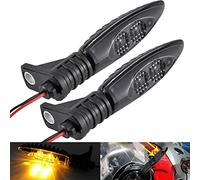 NATGIC 1 Paire De Clignotants Avant à LED Orange, Clignotants Avant De Moto pour B-MW F650GS F700GS F800G F800R F800S F800ST HP2 Sport K1200R K1300R R1200GS R1200R - Verres Fumés