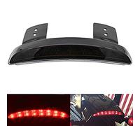 NATGIC 1 PCS Feu de Freinage de Moto Arrière Garde-Boue Bord Rouge LED Moto Feu Arrière de Course pour Har*ley Spor-tster XL 883N 1200N XL1200V XL1200X - Coque de Fumée