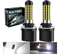 NATGIC 880 886 890 892 Ampoules LED Blanc xenon 1800LM 3014SMD 78-EX avec projecteur à lentille pour projecteur de lumière antibrouillard, 6500K, 12-24V (pack de 2)