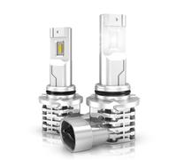 NATGIC 9006 HB4 Ampoules Antibrouillard LED Hight Power 55W Super Bright CanBus Sans Erreur Feux de Jour 3200LM & 6500K Blanc Xénon DC 9V - 32V - Garantie 2 ans (Pack de 2)