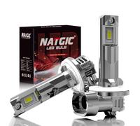 NATGIC Ampoules 881 LED,1:1 Conception de la Taille 6000K Lumière Blanche 80W,Ampoule de Phare LED 881 H27W/2 889, Plug and Play Feux antibrouillard 16000LM 300% Ultra Bright,Lot de 2, No Ventilateur