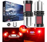 NATGIC P21W BA15S Ampoule LED Rouge Extrêmement Lumineux, 1156 7506 1141 382 1003 1073 Ampoules de Rechange pour Feu de Recul de Voiture, Feux de Recul, Feux Arrière, Feu de Stationnement(Lot de 2)