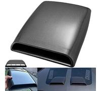 NATGIC Voiture Air Vent Couverture Couvercle Universel De Voiture Décoratif Air flux Admission Capot Scoops Capot Vent Autocollant Couverture Capot - Fibre De Carbone
