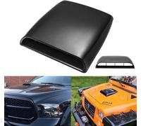 NATGIC Voiture Air Vent Vent Couverture Universelle De Voiture Décoratif Air flux Admission Capot Scoops Capot Vent Autocollant Couverture Capot - Noir