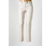 nathalie chaize pantalons femme de couleur beige 36