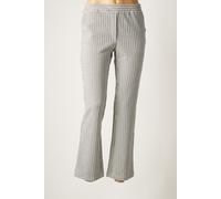 nathalie vleeschouwer pantalons femme de couleur blanc