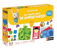 Nathan - La Petite Ecole, En Route Vers la Maternelle - Découvrir les Couleurs et les Formes, Jeu des 4 Amis - Educatif - Coffret de Plus de 10 Jeux Progressifs - Pour Enfants de 2 à 4 ans