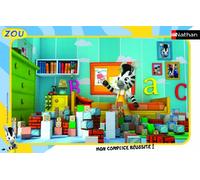 Nathan - 86111 - Puzzle Enfant avec Cadre - dans La Chambre De Zou - 15 Pièces