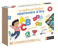 Nathan - Au rythme de l'enfant - Apprendre à lire - Education positive - coffret de découverte et d'apprentissage de la lecture - Dès 3 ans
