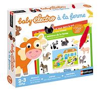 Nathan - Baby Electro à la Ferme - Découverte Des Animaux de la Ferme - Jeu Educatif Electronique - 1 Stylo Sonore et Lumineux Inclus - Pour Enfants de 2 à 3 ans