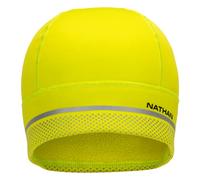 Nathan Bonnet réfléchissant Hypernight, Jaune/géométrique, Taille Unique Unisexe-Adulte