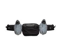 Nathan Ceinture de course à pied d'hydratation avec poches de rangement, Trail Mix Plus, ceinture isotherme pour bouteille d'eau, marche, randonnée, noir, OSFM, Isolant