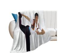 Nathan Chen - Couverture en molleton douce et légère pour lit, canapé, sofa, décoration d'intérieur, pour toutes saisons, motif patineur artistique d'hiver, 152,4 x 203,2 cm
