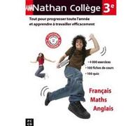 Nathan collège 3ième - Français/Maths/Anglais - PC - Neuf VF G