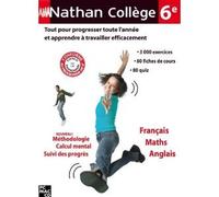 Nathan collège 6ième - Français/Maths/Anglais - PC/MAC - Neuf VF