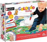 Nathan Peinture Coloreo Baby – Tapis coloriage à eau, feutre adapté, dès 2 ans, 70 x 70 cm