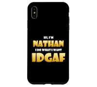 Nathan Costume IDGAF Funny Meme Halloween Costume for Nates Coque pour iPhone XS Max