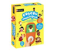 Nathan - Coucou La Musique - Jeu d'Eveil Sonore et Musical - 20 Instruments de Musique du Monde et 20 mélodies à Ecouter - Jeu Educatif Electronique - Pour Enfants à partir de 2 ans