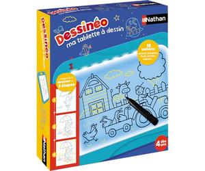 Nathan Dessinéo Ma tablette à dessin - Tablette lumineuse à Dessin Enfant | Dès 4 Ans - A Emporter, Loisir Créatif Enfant - Apprendre à Dessiner - Méthode Progressive Pas à Pas - 15 Planches