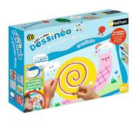 Nathan - Dessinéo Mes Premiers Dessins - Tablette Dessin Enfant - Dès 2 Ans | Activité Manuelle Enfant - Premiers Gestes Graphiques - 16 Modèles Évolutifs - Motricité Fine - Coordination et Concentration