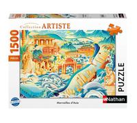 Nathan - Puzzle 1500 pièces - Merveilles d'Asie - Adultes et Enfants dès 14 Ans - Puzzle de qualité supérieure - Encastrement Parfait - Collection Artiste - 12001618