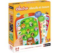 Nathan Jeu électronique Electro Cherche et Trouve – Tactile, 10 fiches – Dès 3 ans