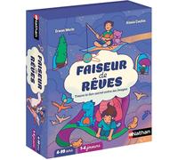 Nathan Faiseur de Rêves - Jeu de Cartes pour des Enfants - Cherche et Trouve - Observation et Association - Créez des Rêves en Alignant 5 Cartes - Jeu en Solo ou en Famille - 1-4 Joueurs, 4 Ans Plus